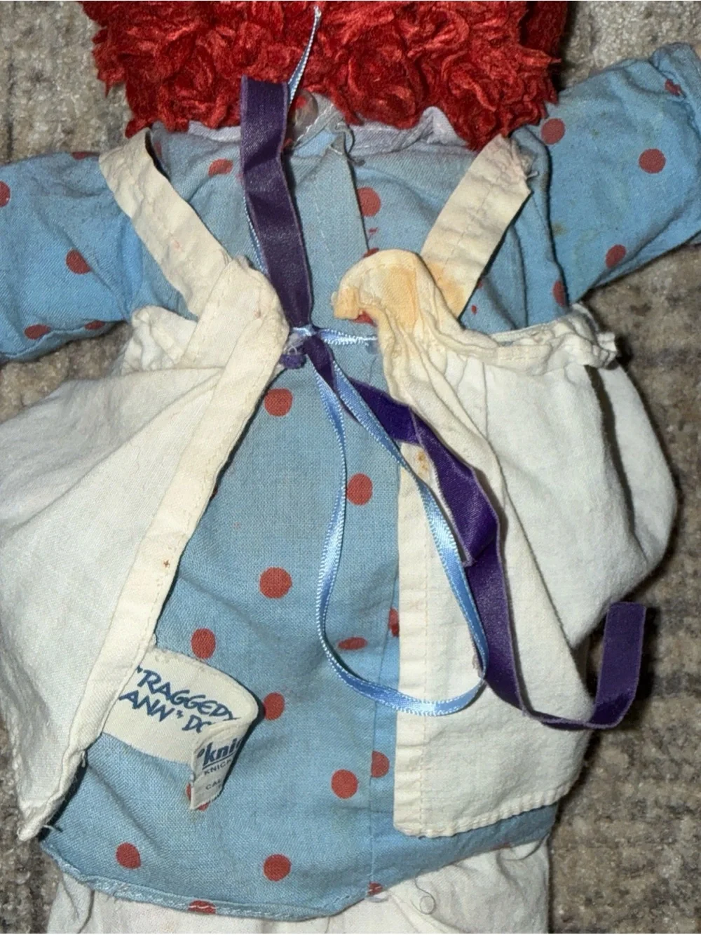 Knickerbocker raggedy Anne rag doll antique doll